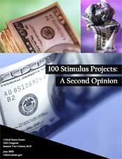 Sen. Tom Coburn put out a report criticizing 100 stimulus projects. The Obama administration responded with its own report.